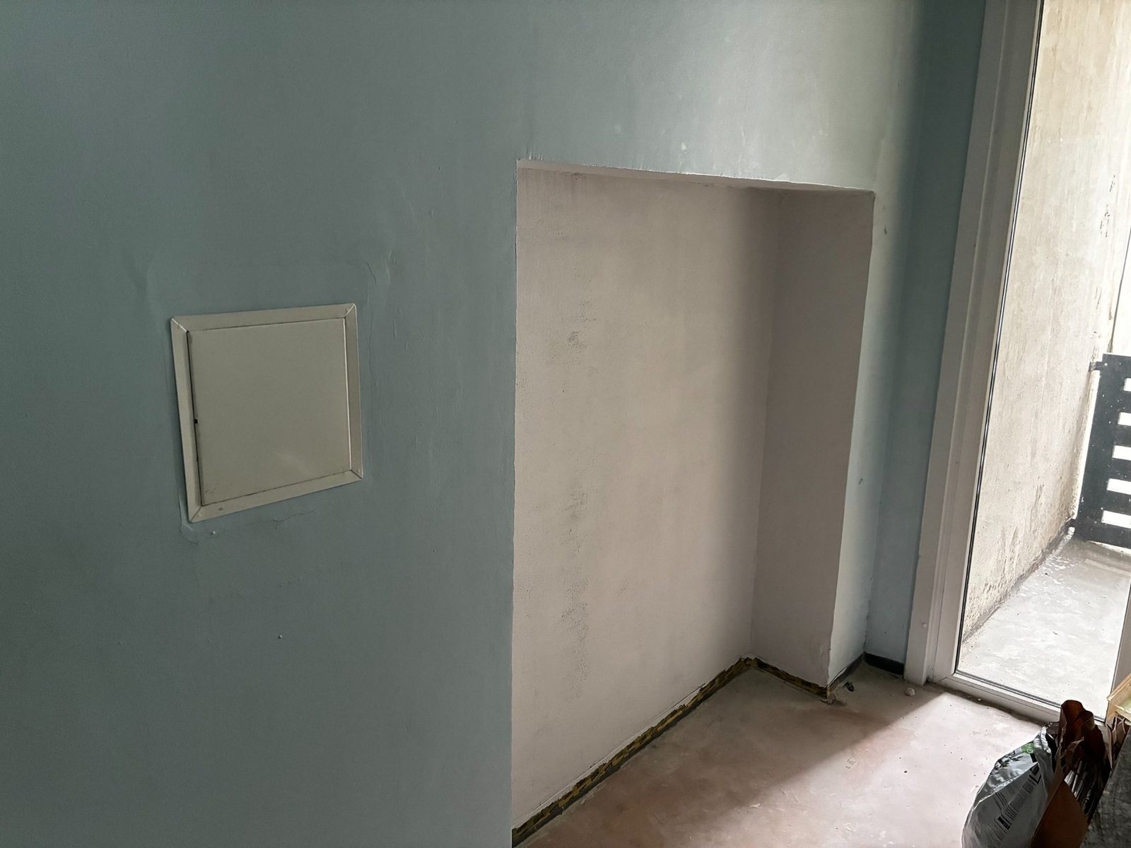 Restored wall section ready for use.