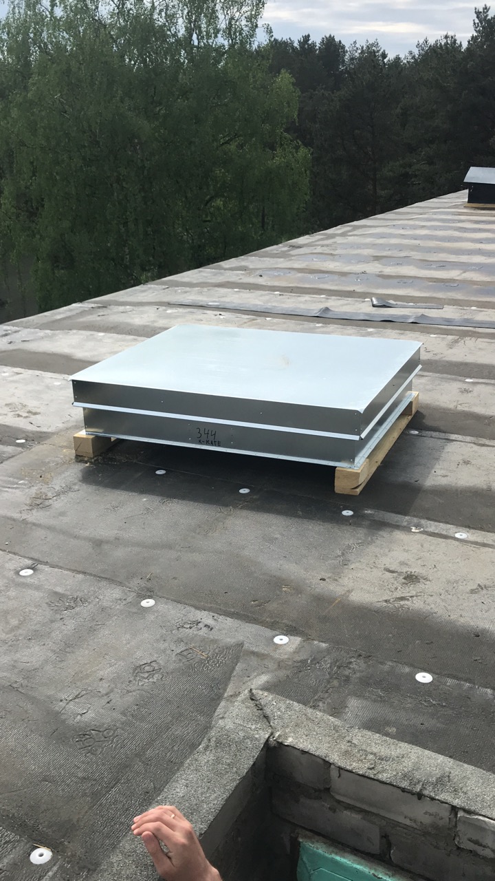 Roof construction process