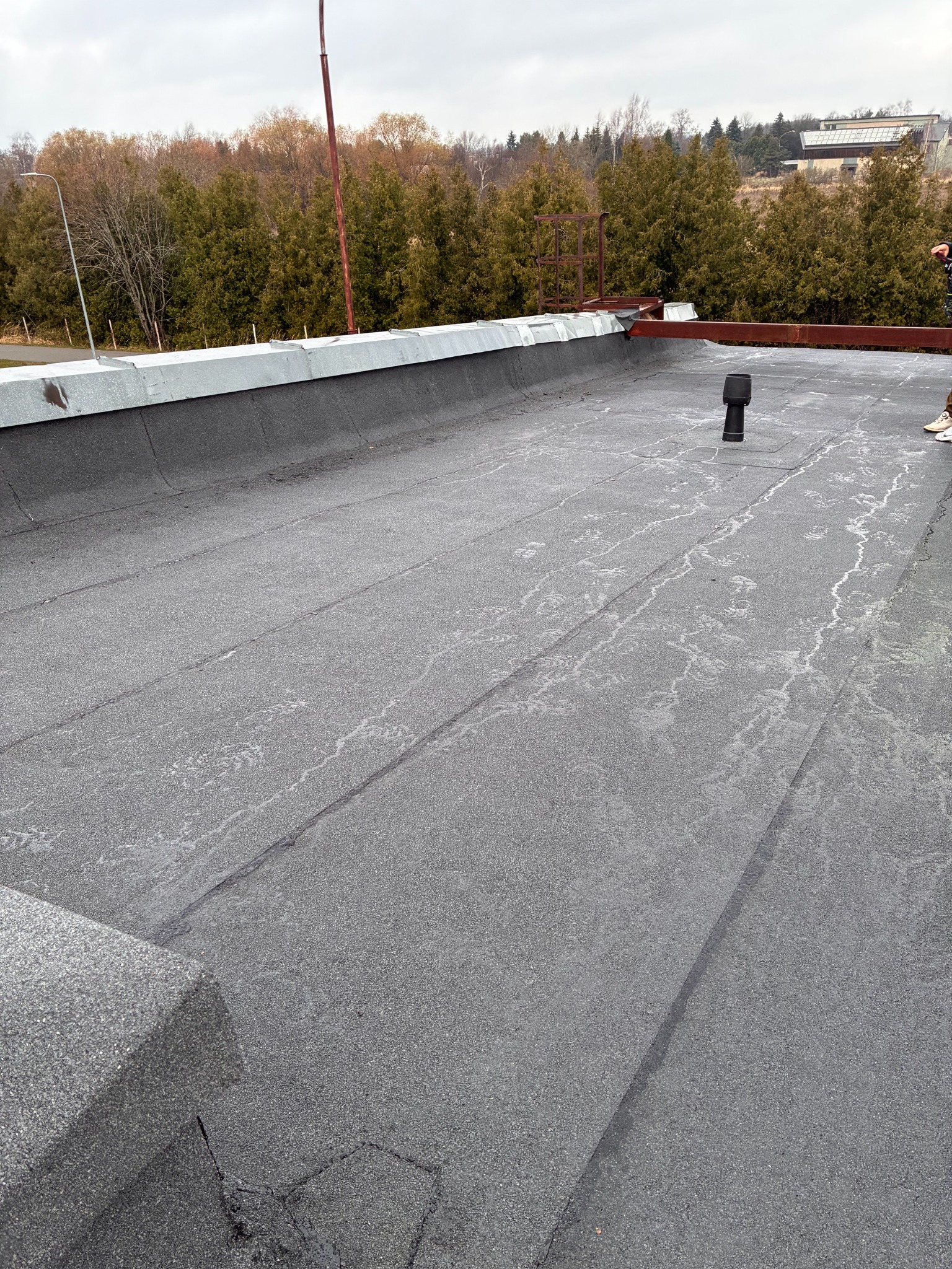 After renovation: completed roof from opposite direction