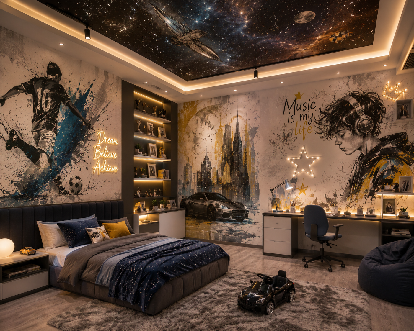 Children's room artistic concept